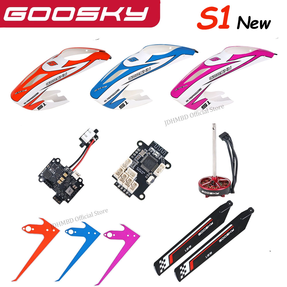 Novo goosky s1 helicóptero peç - Rc Helicopter Bag avaliação e preço
