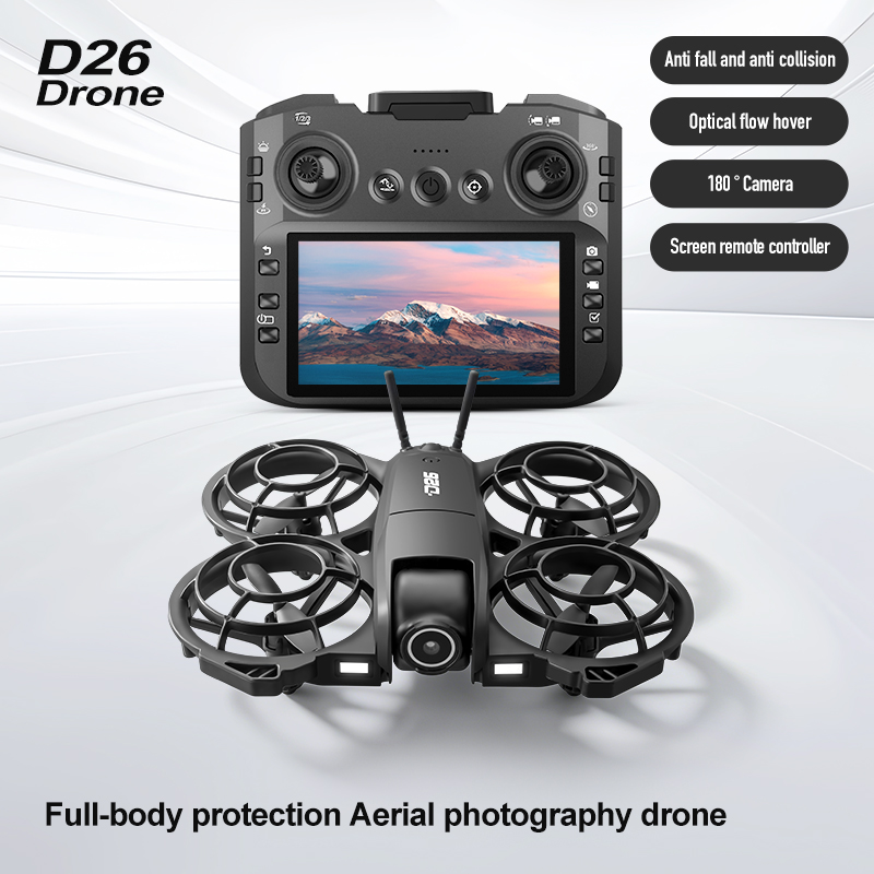 Drone D26 4K Aéreo HD 180 °    - Rc Helicopter Case avaliação e preço
