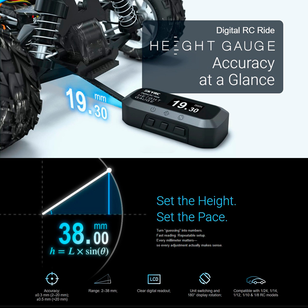 Medidor de Altura Digital SkyR - Rc Helicopter Bag avaliação e preço